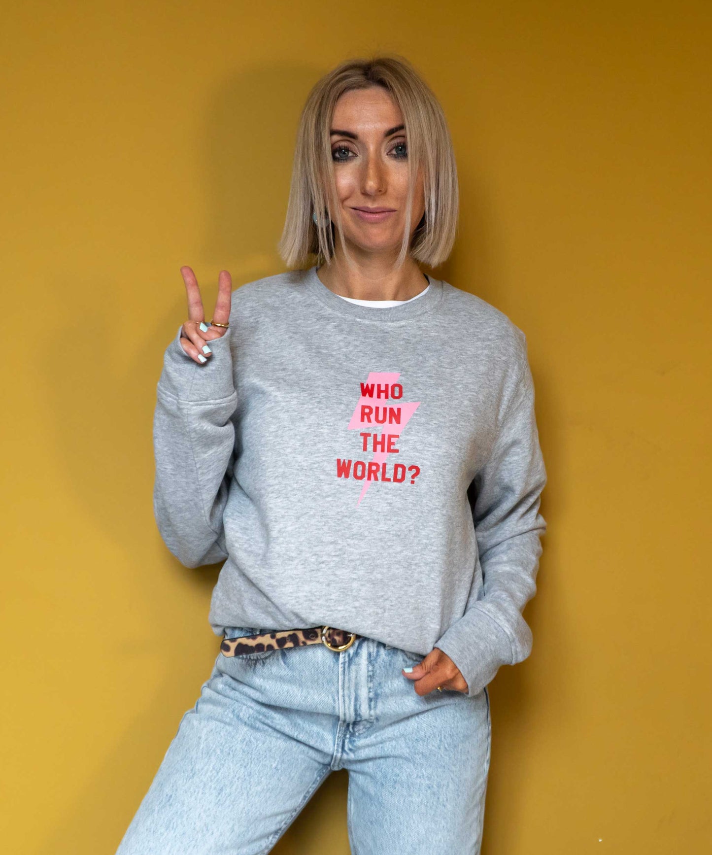 Personalised Who Run The World Sweatshirt