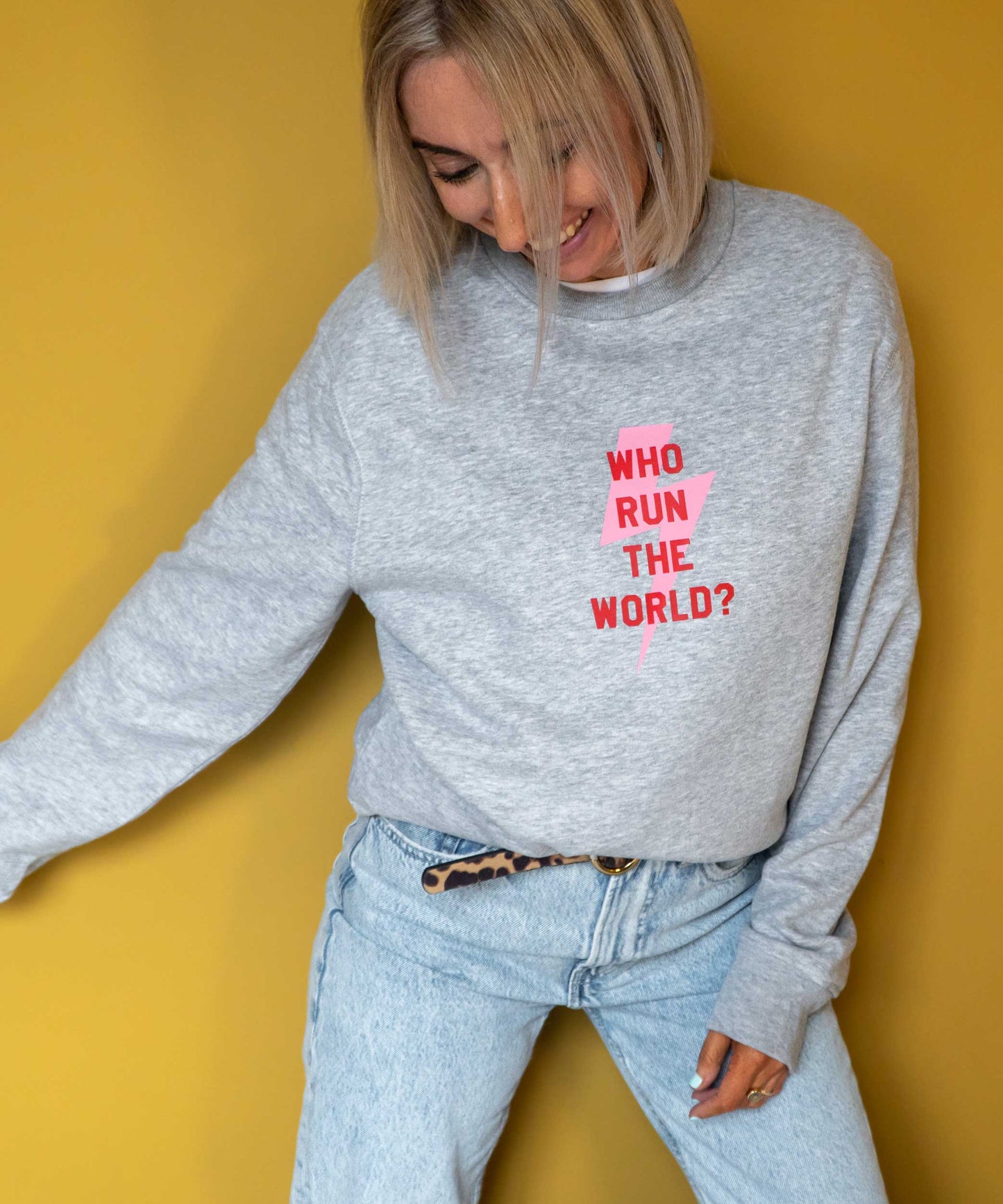 Personalised Who Run The World Sweatshirt
