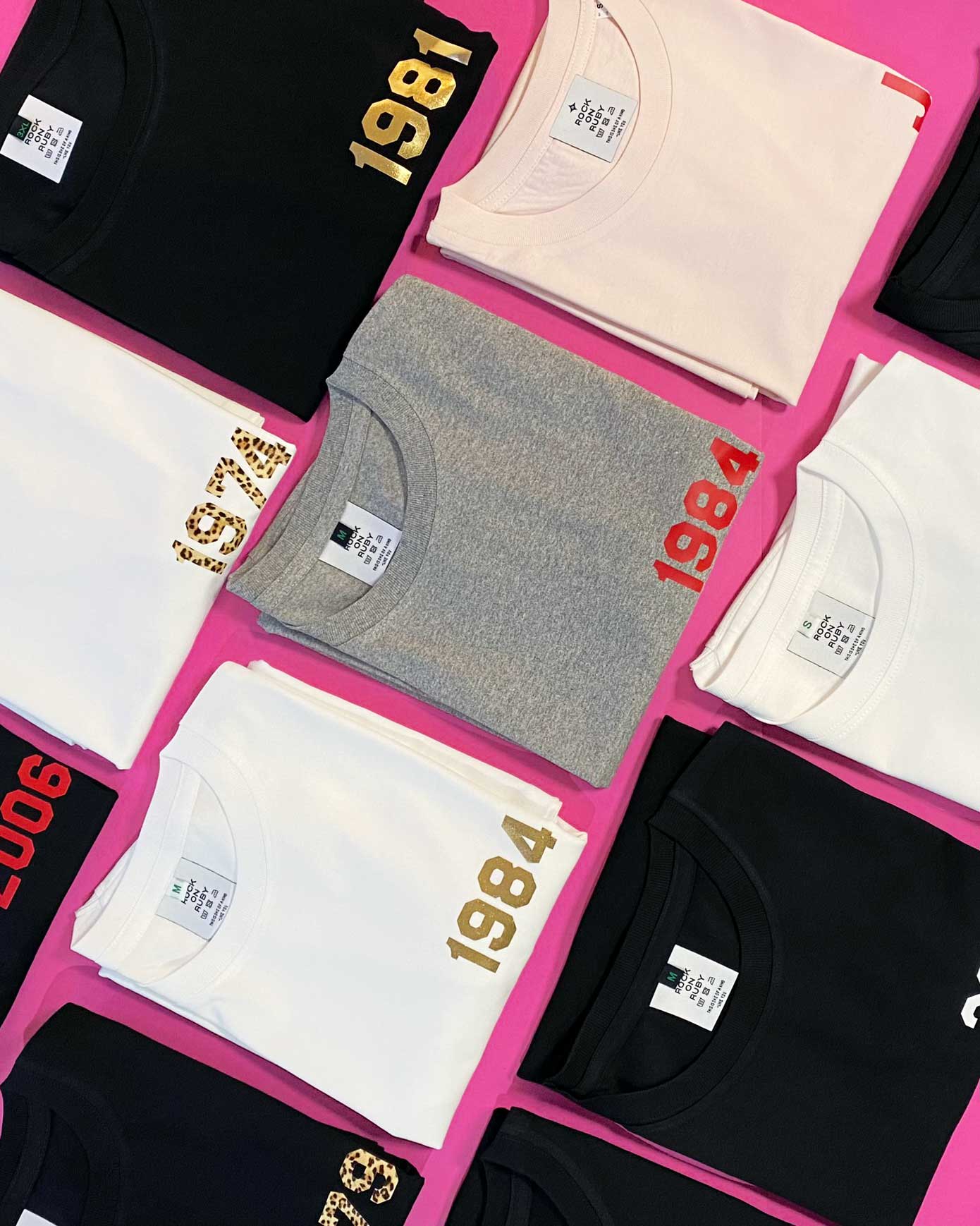 Personalised Year T-shirt Breast Pocket