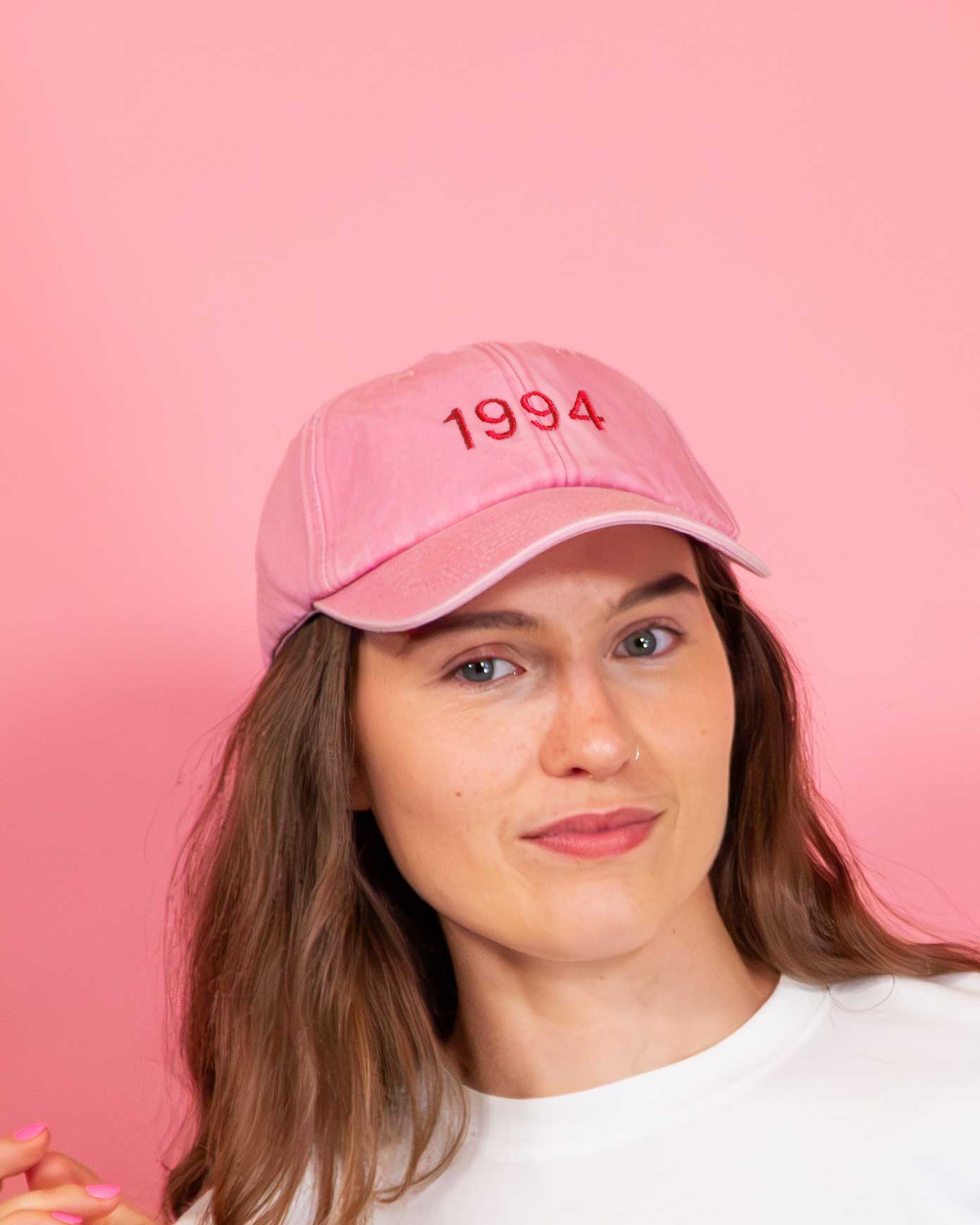 Personalised Year Denim Baseball Cap