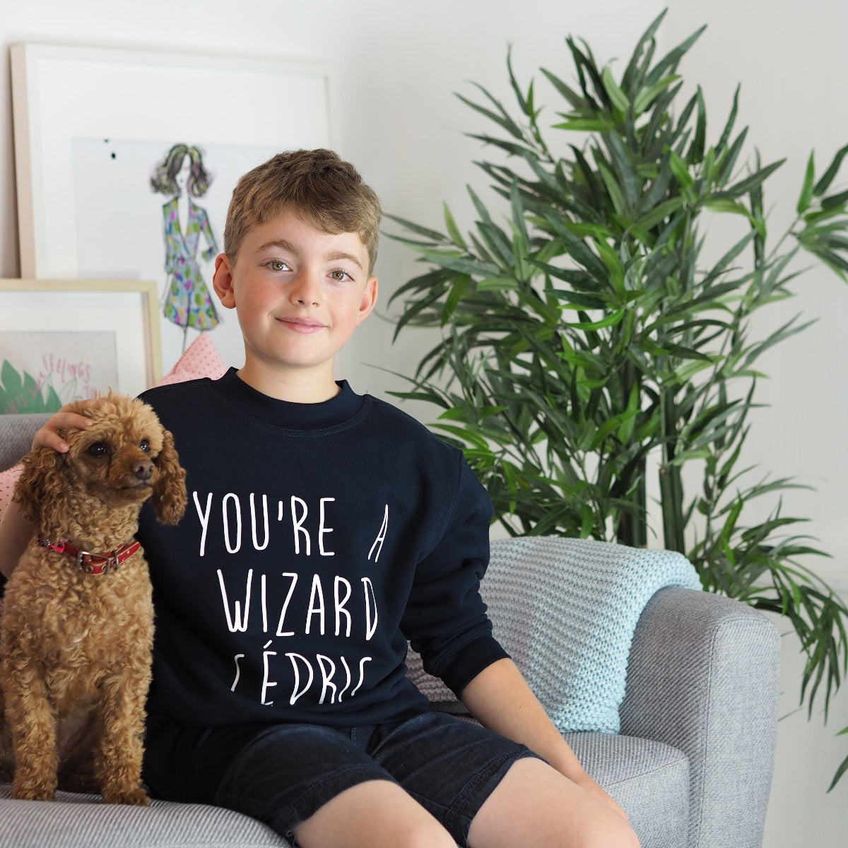 Children's Personalised You're A Wizard Sweatshirt