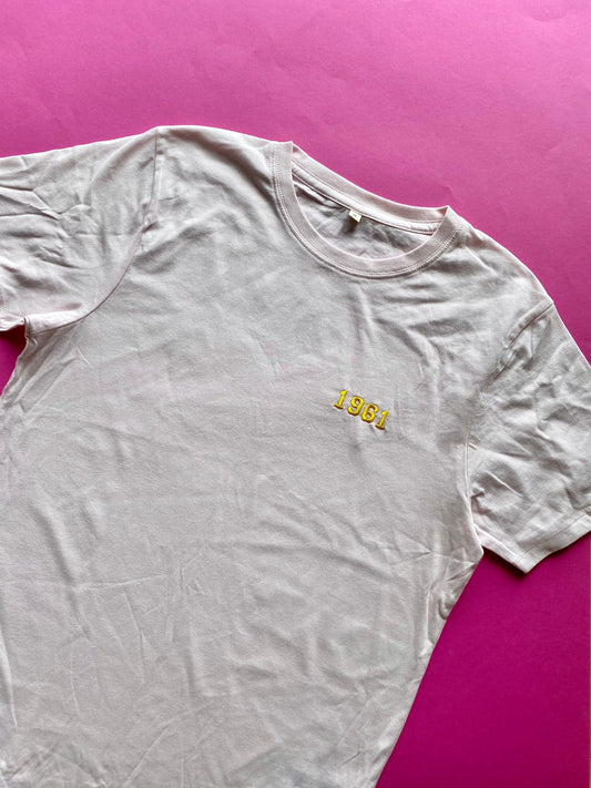 S Pale Pink 1961 Year T-Shirt