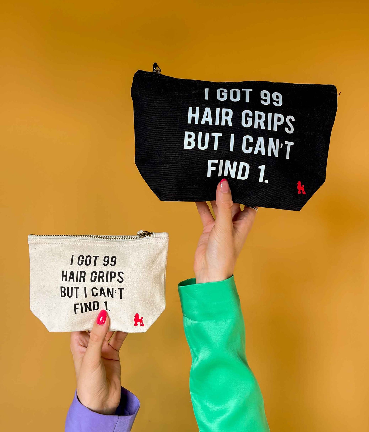 99 Hair Grips Make Up Bag