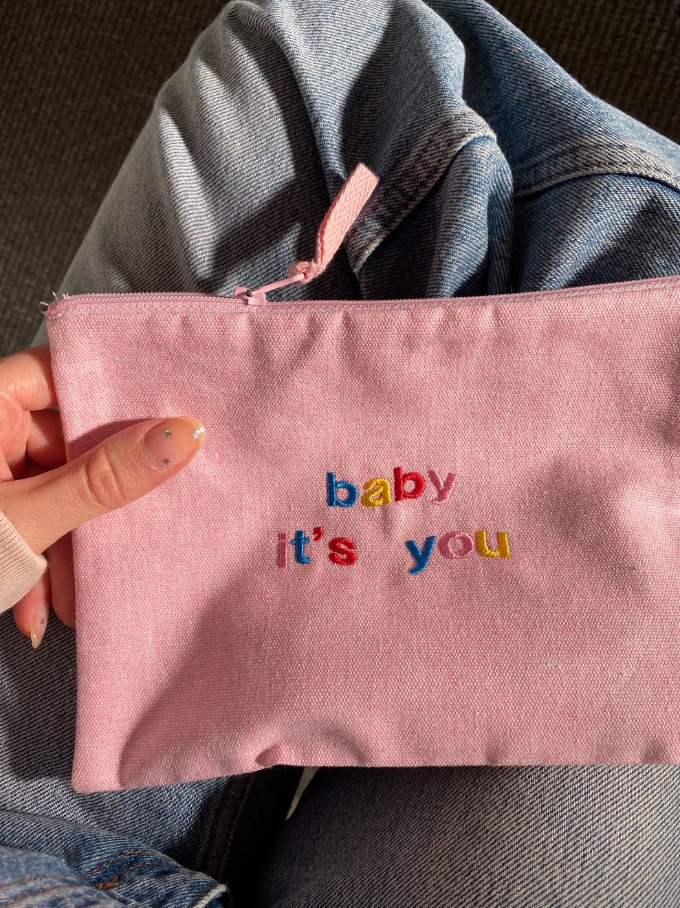 Organic Pink Baby It's You Makeup Bag