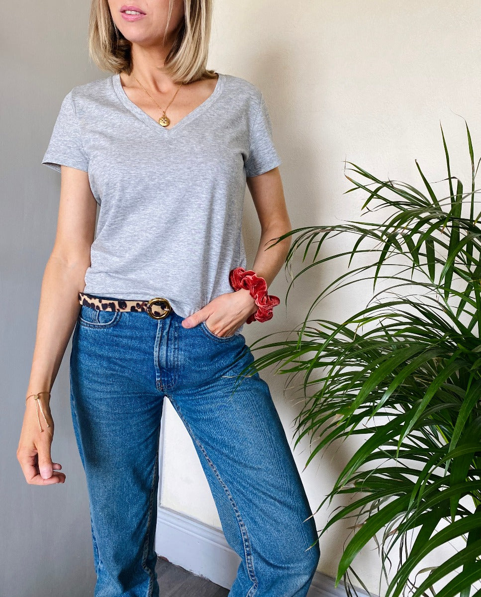 Basic Organic V Neck T shirt