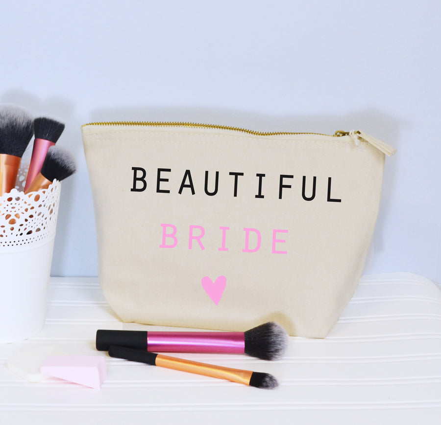 Beautiful Bride Make Up Bag