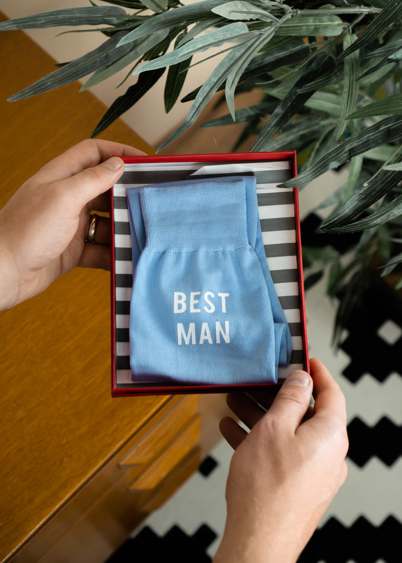 Best Man Wedding Socks