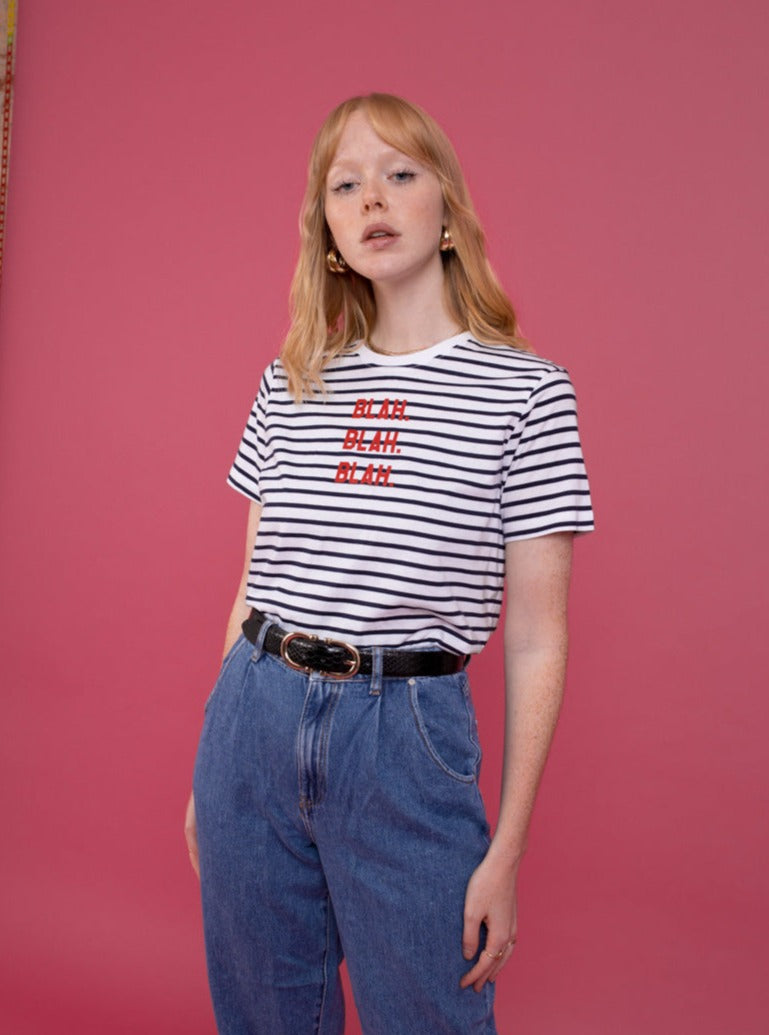 Blah Blah Blah Slogan T-shirt