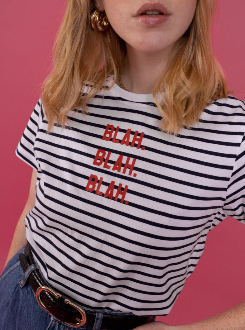 Blah Blah Blah Slogan T-shirt