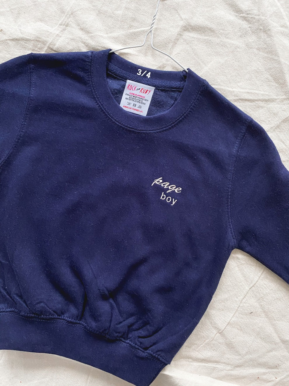 Children's Page Boy Embroidered Sweatshirt