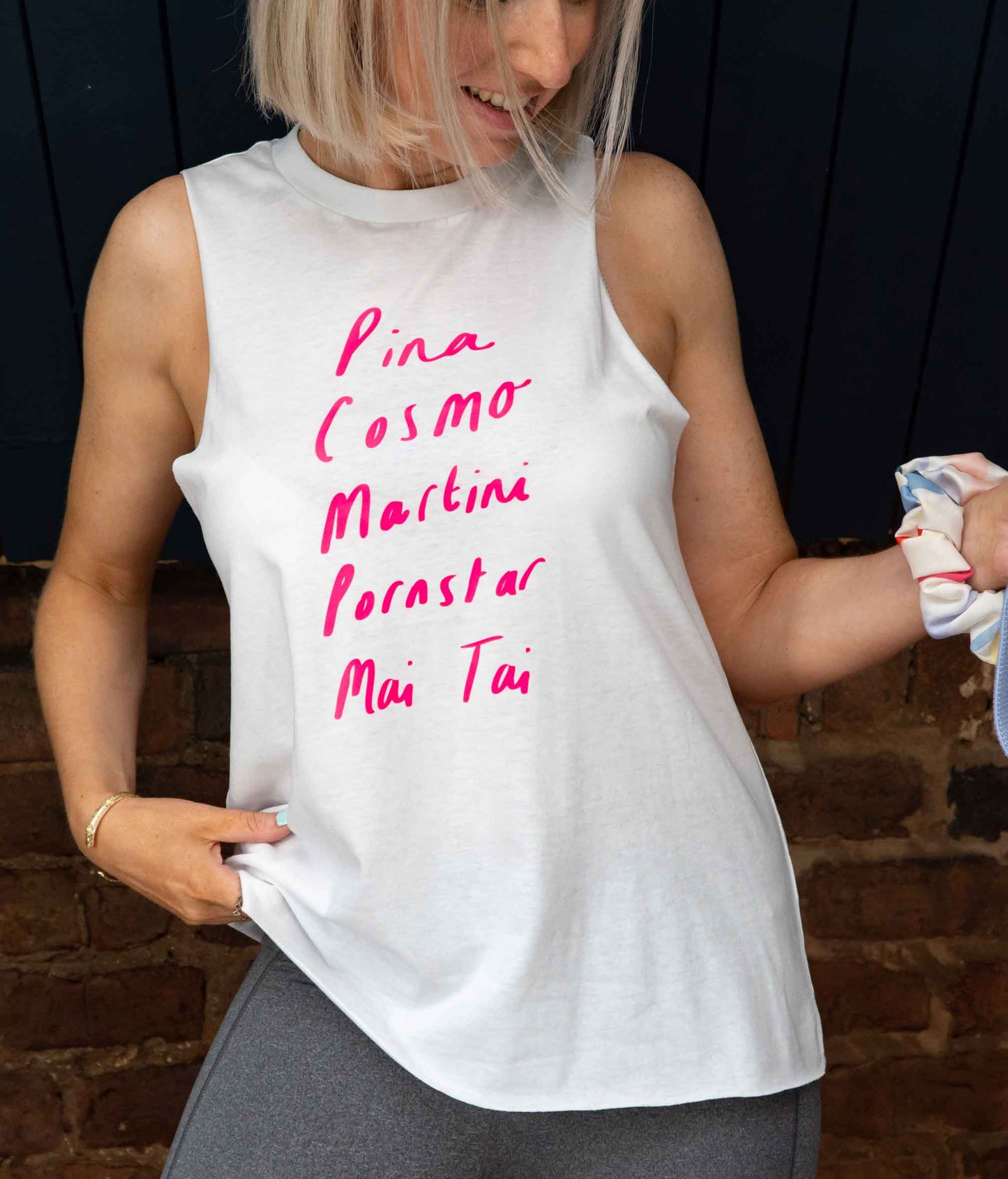 Cocktail Friends Slouch Vest Top