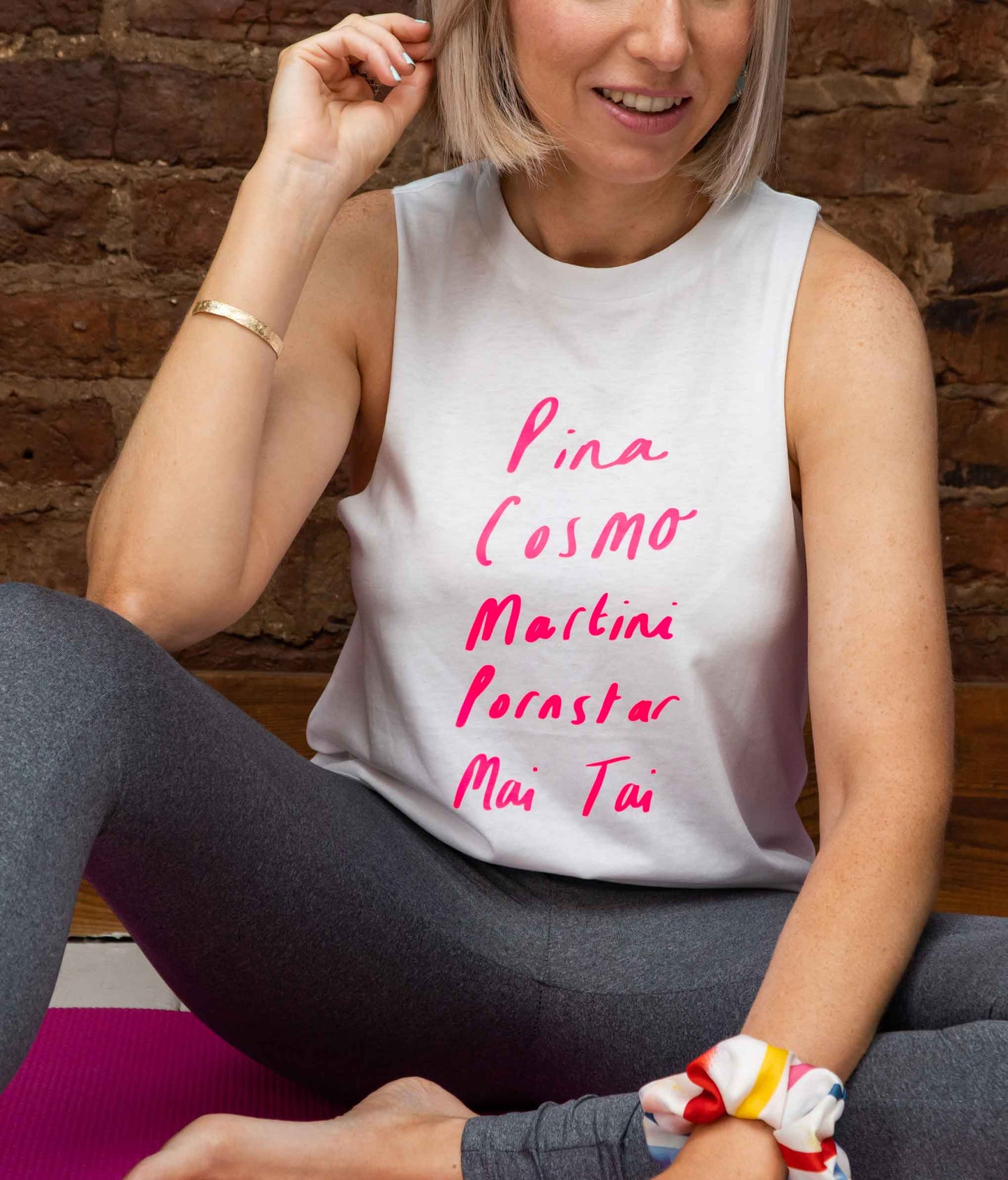 Cocktail Friends Slouch Vest Top