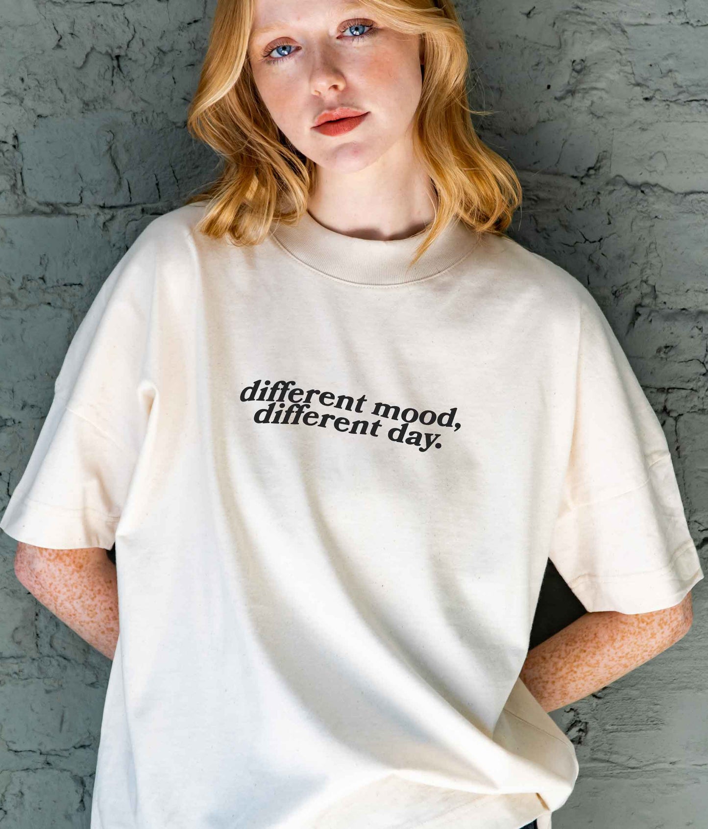 Different Mood, Different Day Drop Shoulder T-Shirt
