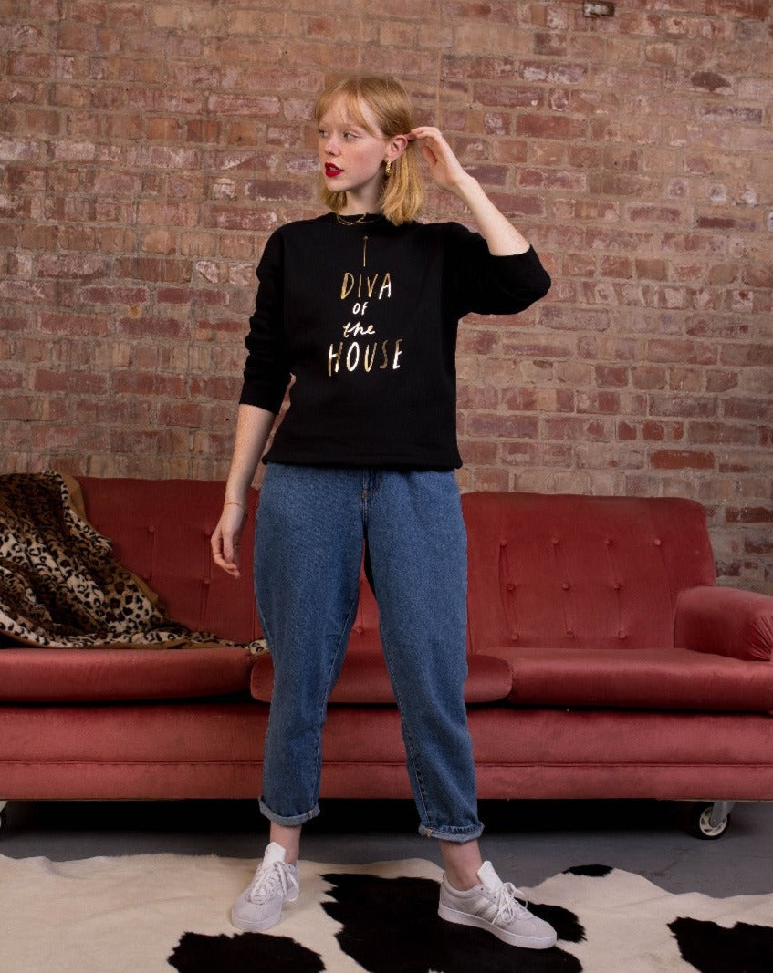 Gold Diva Of The House Sweatshirt