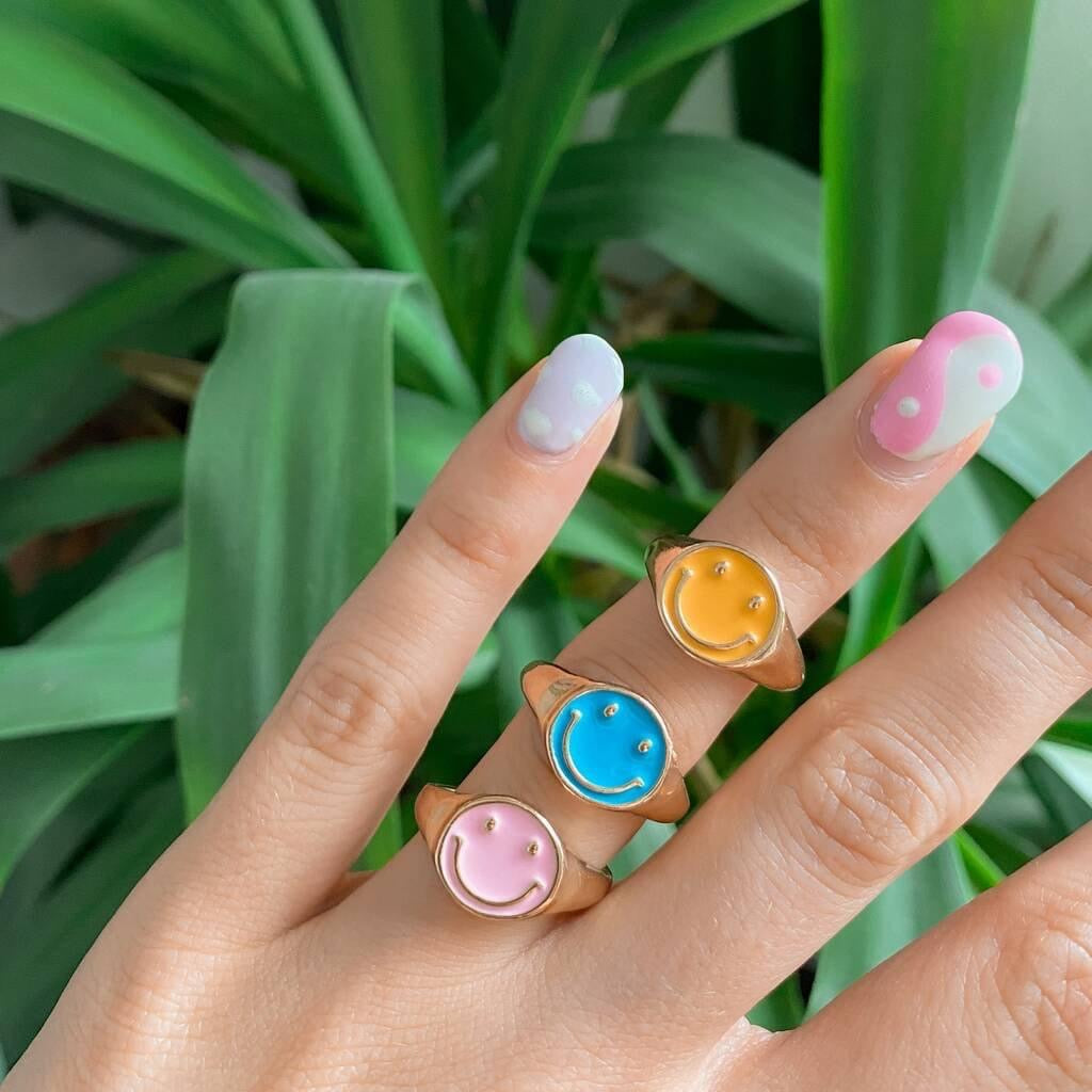 Smiley Face Ring