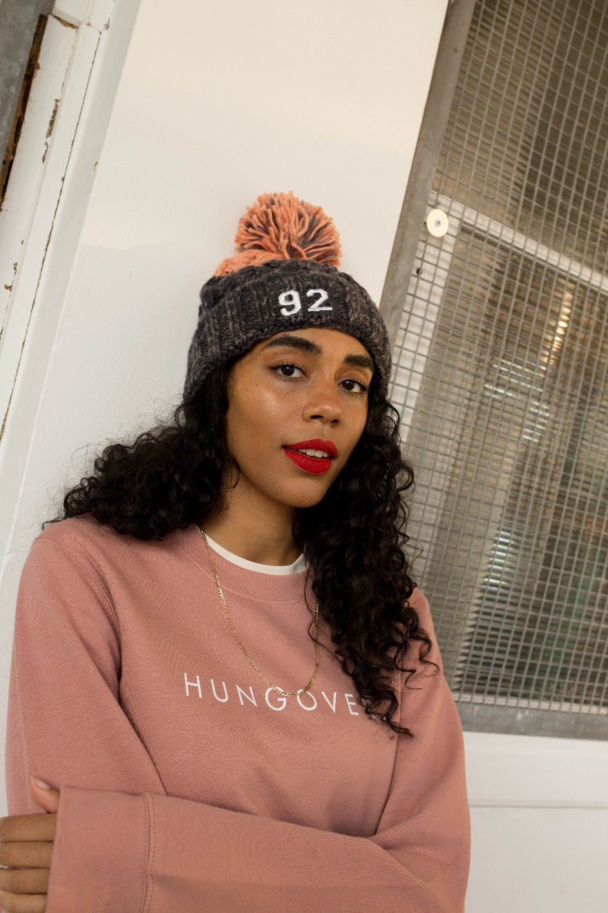 Embroidered College Year Bobble Hat