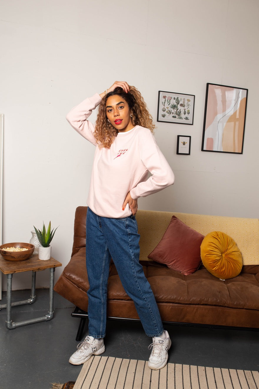 Embroidered Mama Pwr Sweatshirt