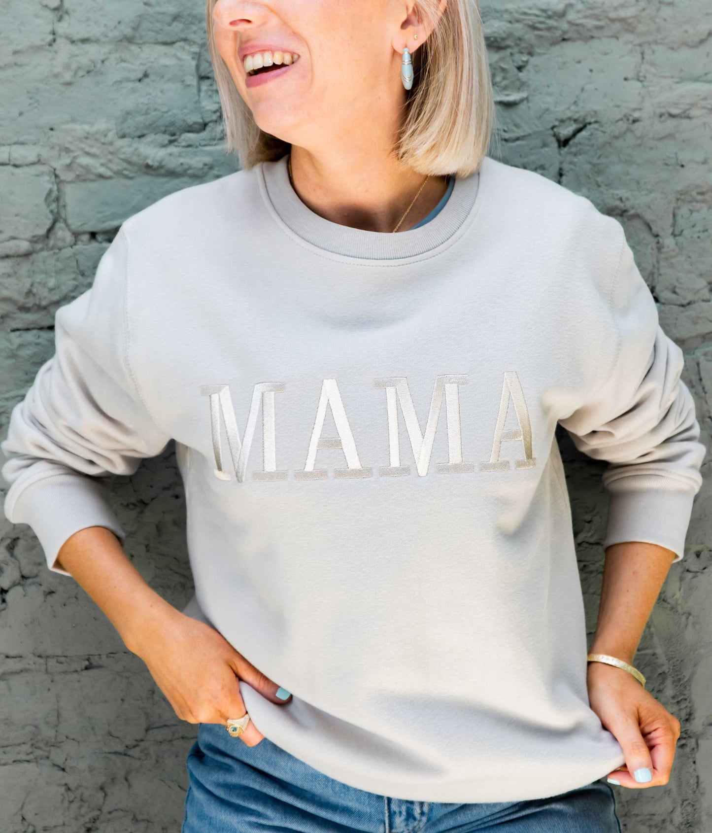 Embroidered MAMA Sweatshirt