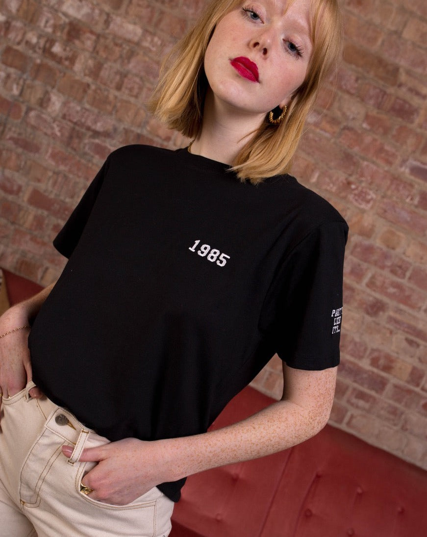 Embroidered Personalised Year T-Shirt