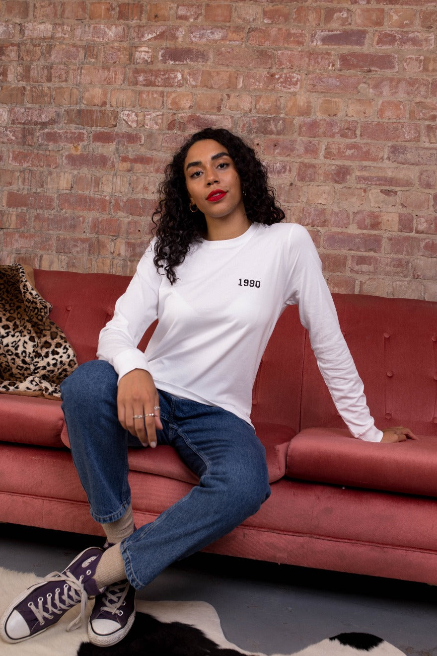 Embroidered Year Long Sleeved T shirt