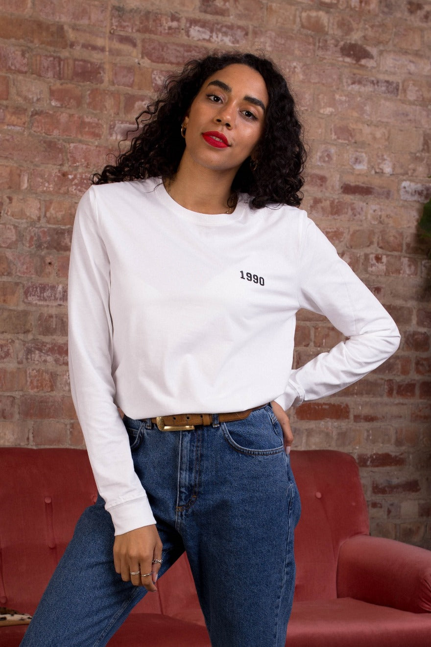 Embroidered Year Long Sleeved T shirt