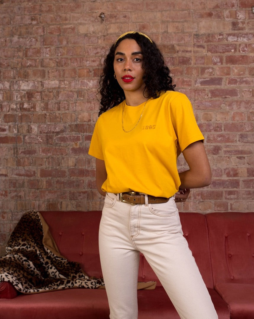 Embroidered Personalised Year T-Shirt