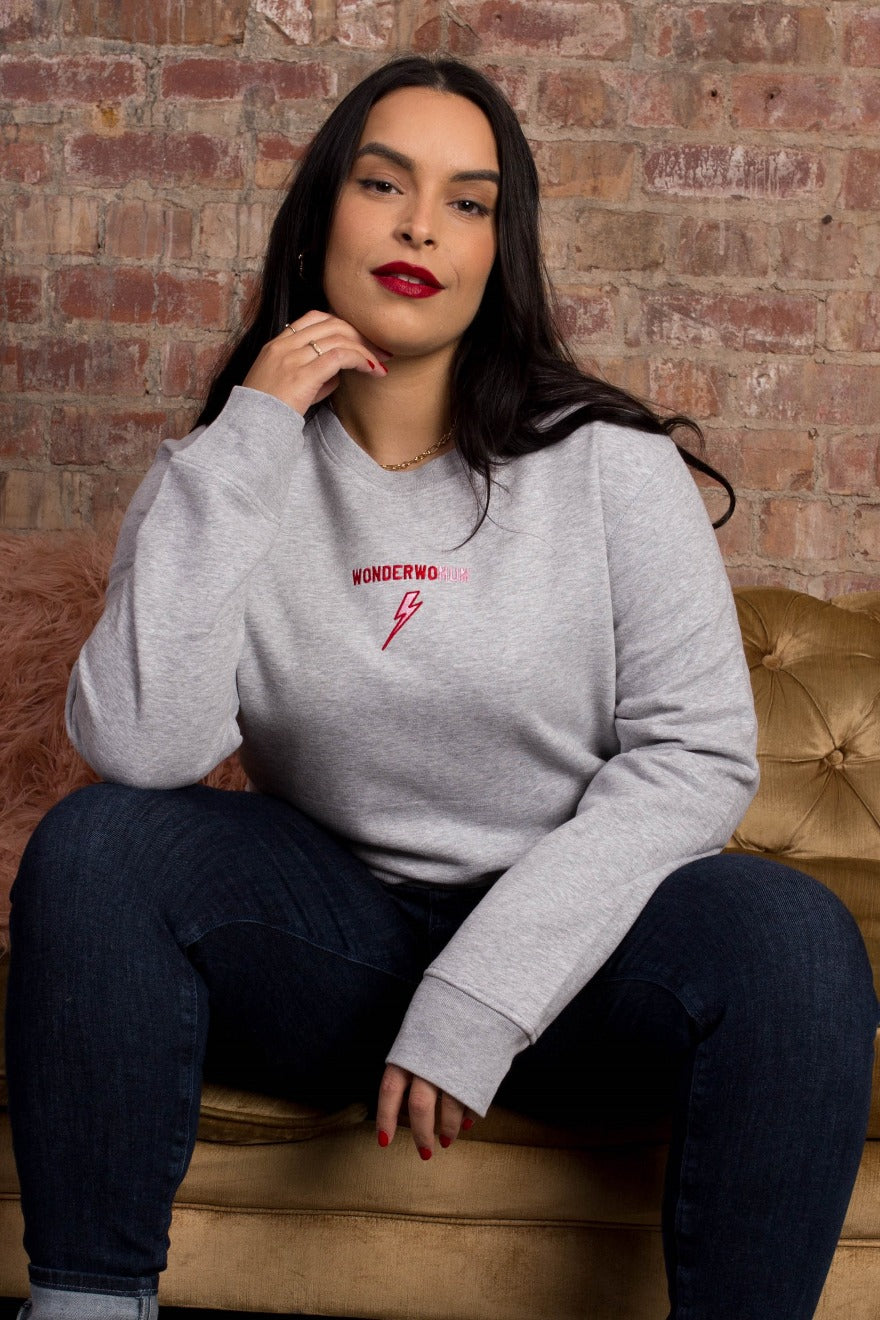 Embroidered Wonderwomum Sweatshirt