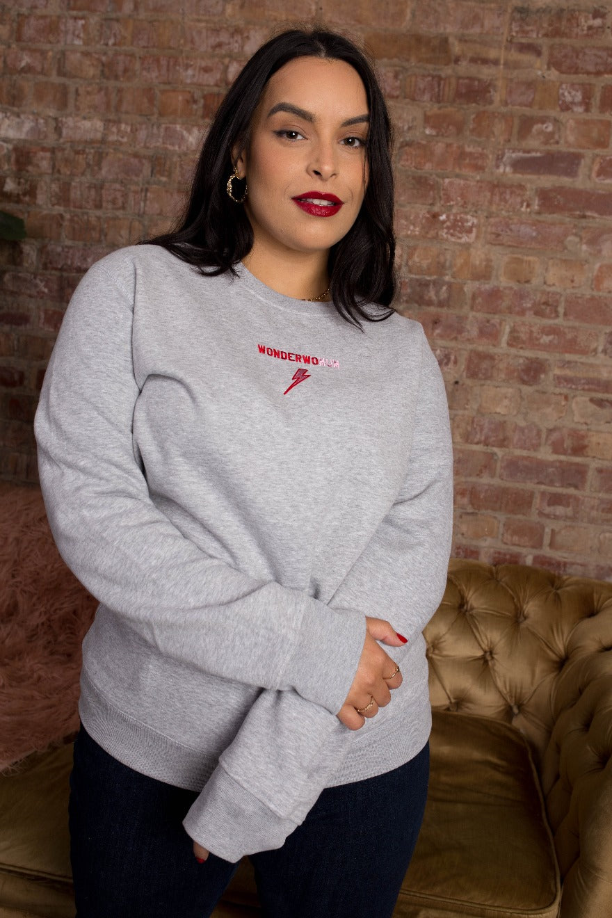 Embroidered Wonderwomum Sweatshirt