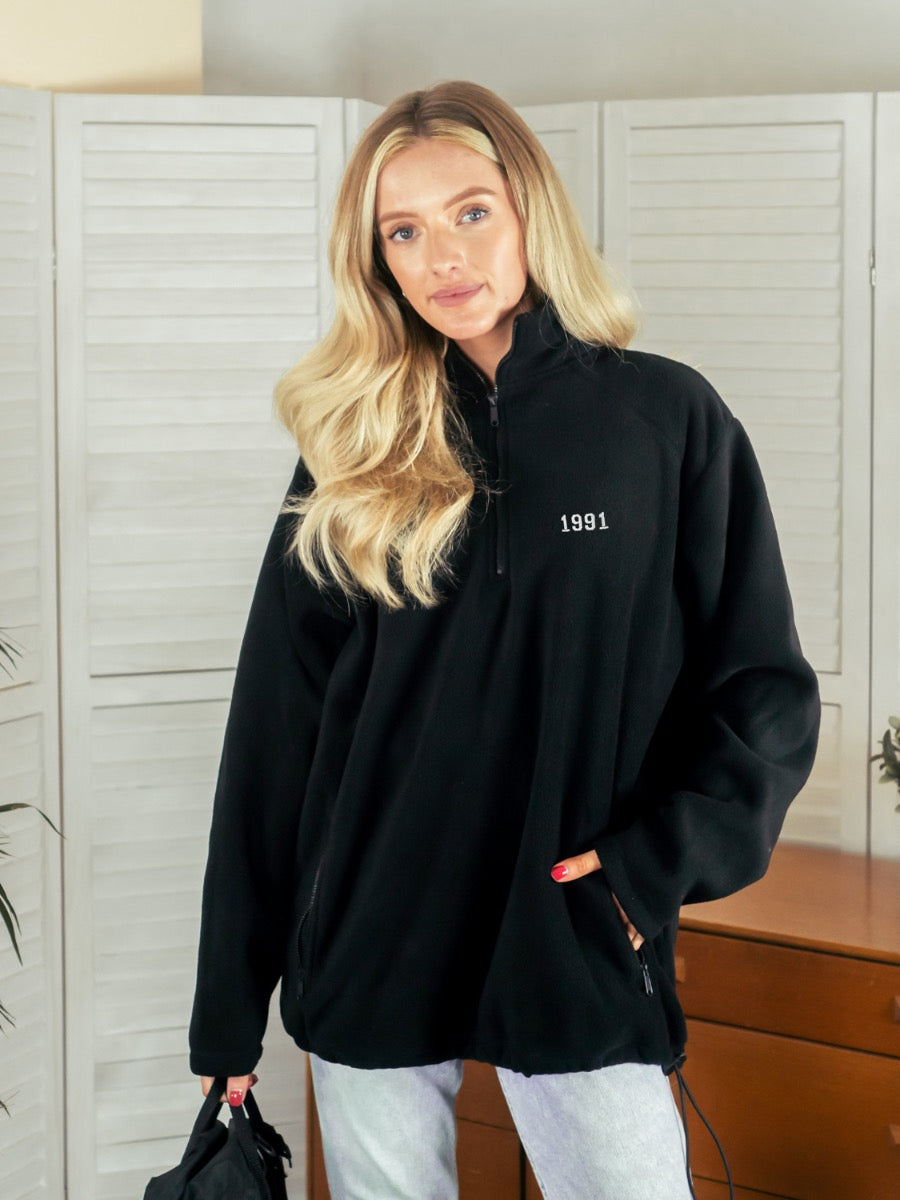 Personalised Embroidered Year Fleece Jacket