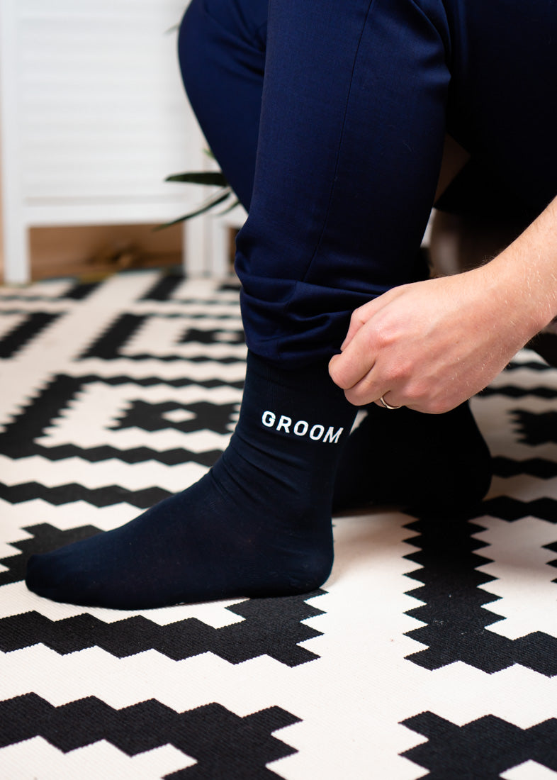 Groom' Wedding Day Socks