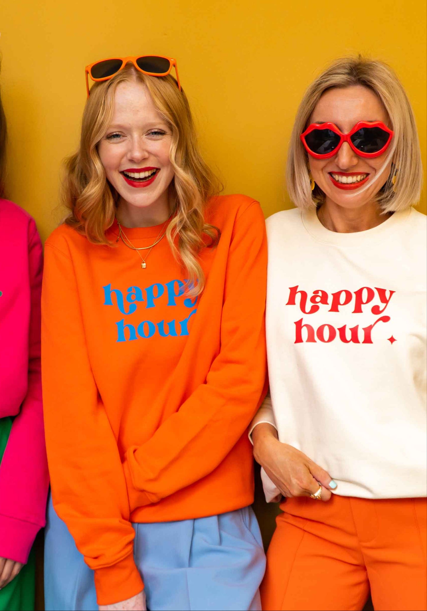 Happy Hour Slogan Sweatshirt
