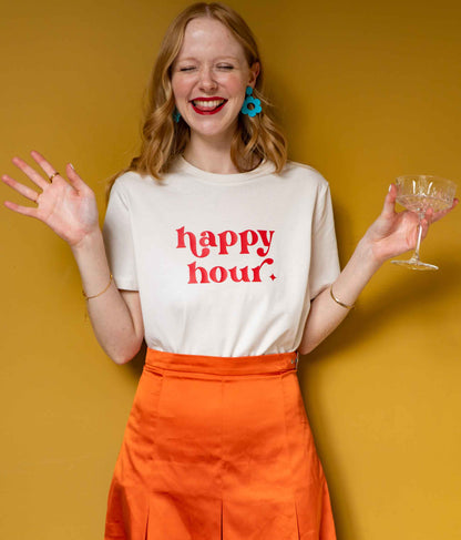 Happy Hour Slogan T-Shirt