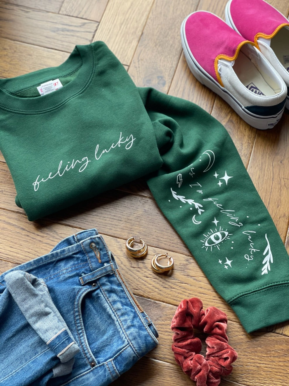 Feeling Lucky Tattoo Sweatshirt