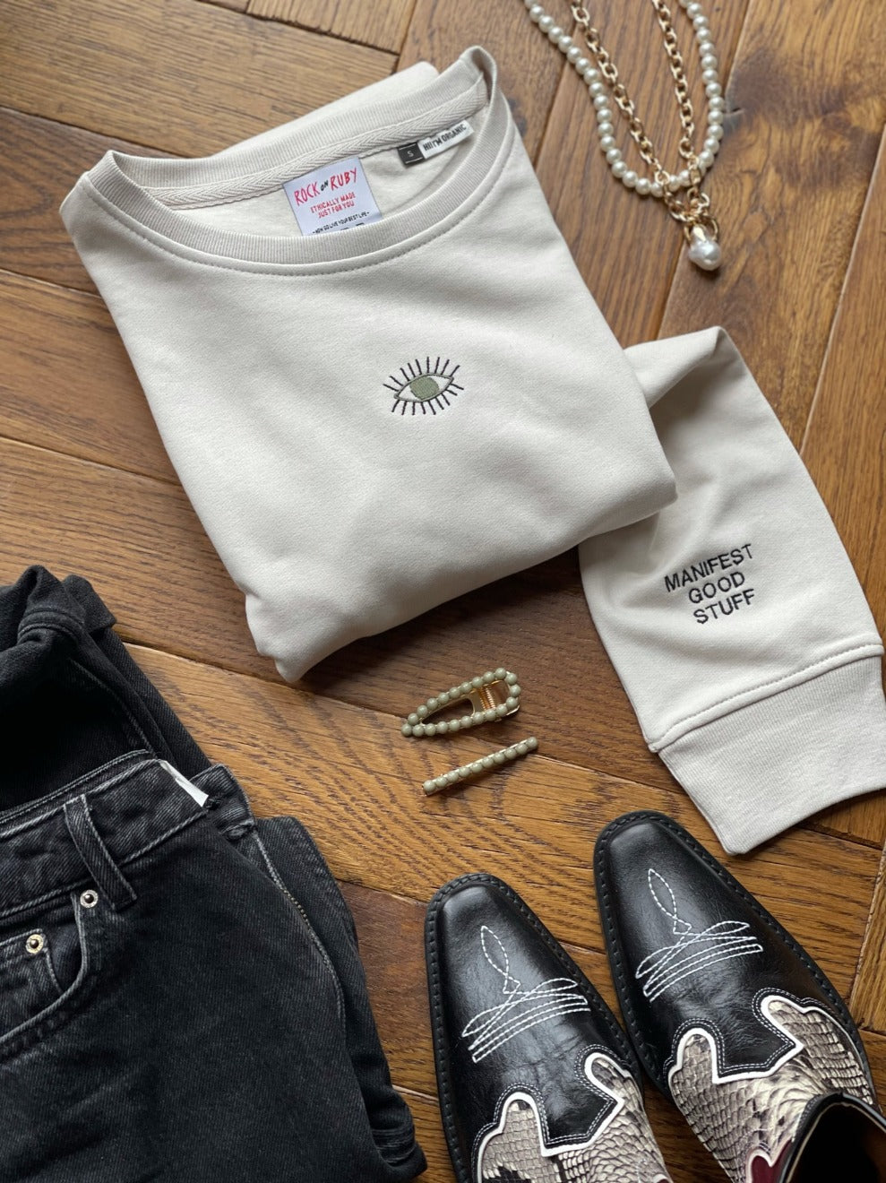 Manifest Good Stuff Embroidered Sweatshirt