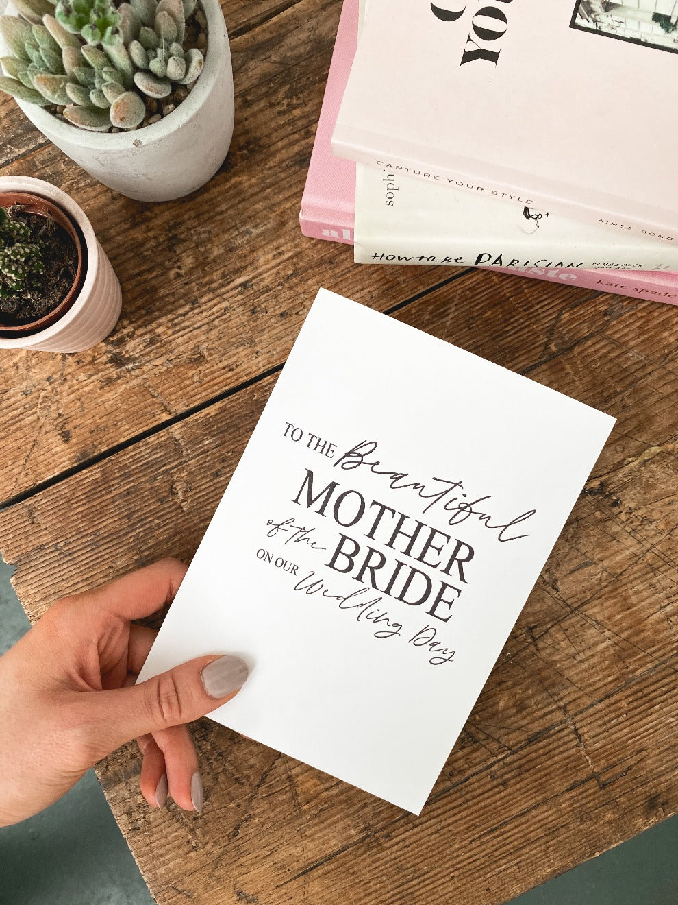Mother of the Bride Greetings Card