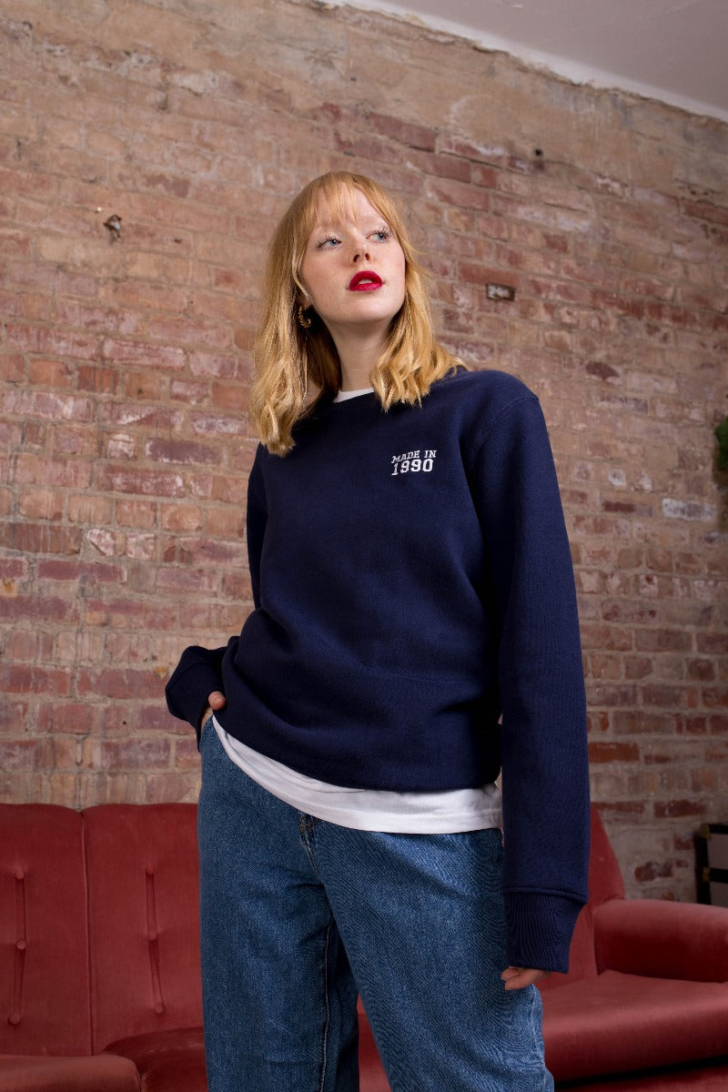 Personalised Embroidered Made In Year Sweatshirt