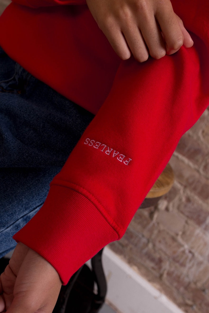 Embroidered Personalised Cuff Sweatshirt