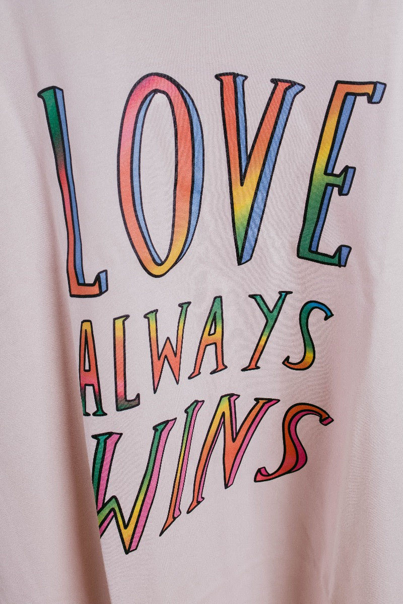 Love Always Wins Gay Pride Rainbow T shirt