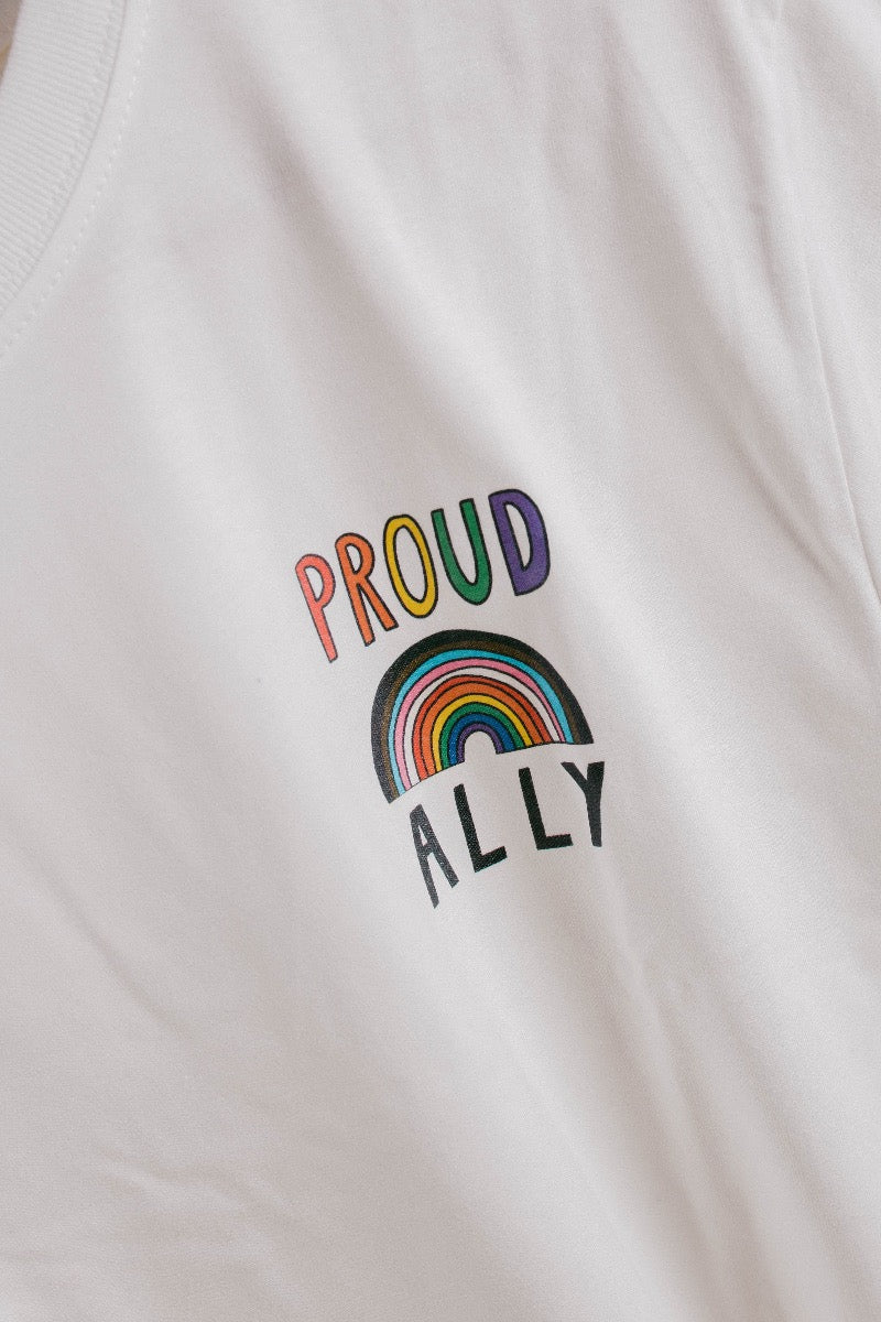 Personalised Ally Gay Pride T-Shirt