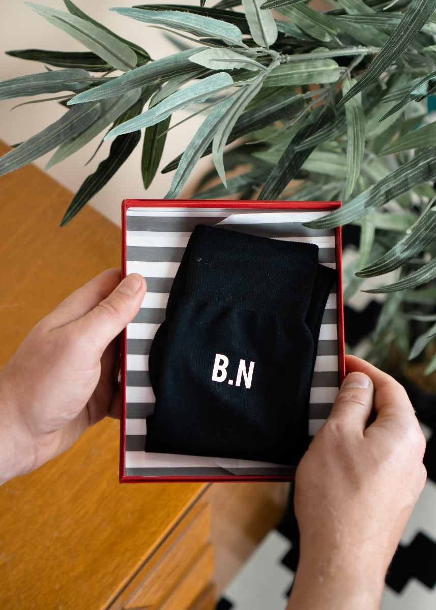 Personalised initials Wedding Socks