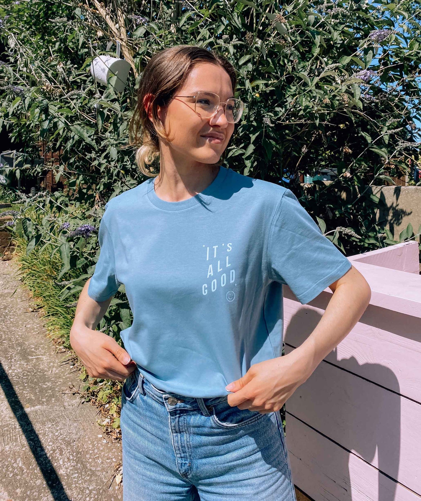 It's All Good Slogan T-shirt