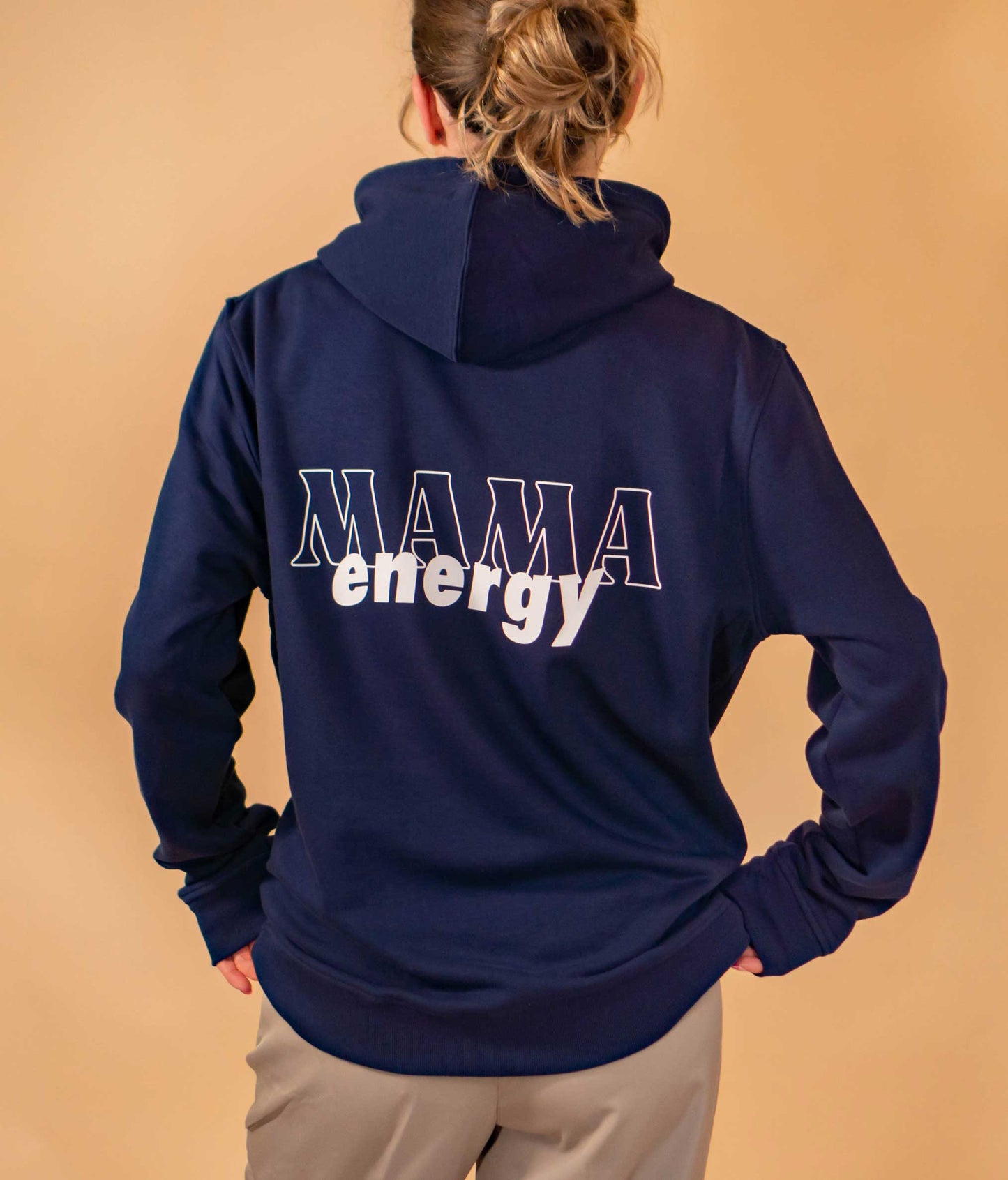 Mama Energy Slogan Hoodie