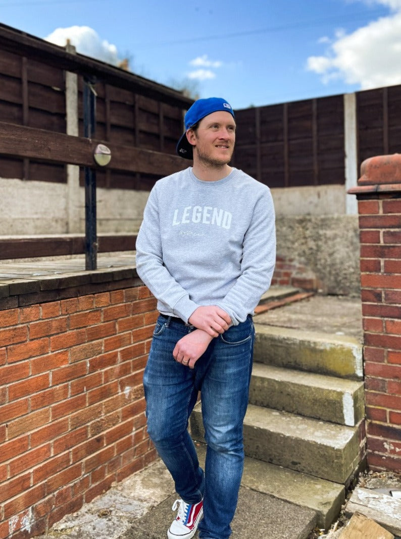 Personalised Legend Since Varsity Sweatshirt