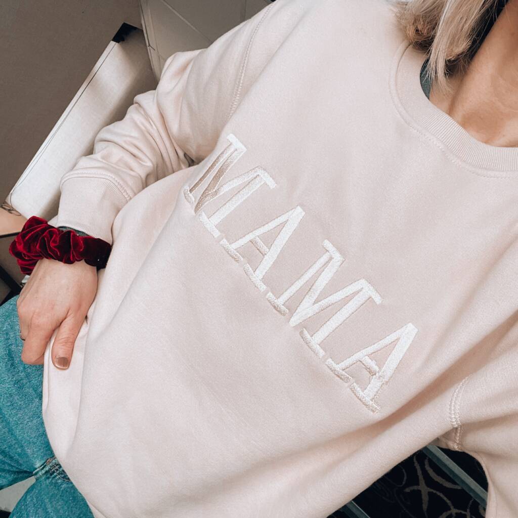 Embroidered MAMA Sweatshirt