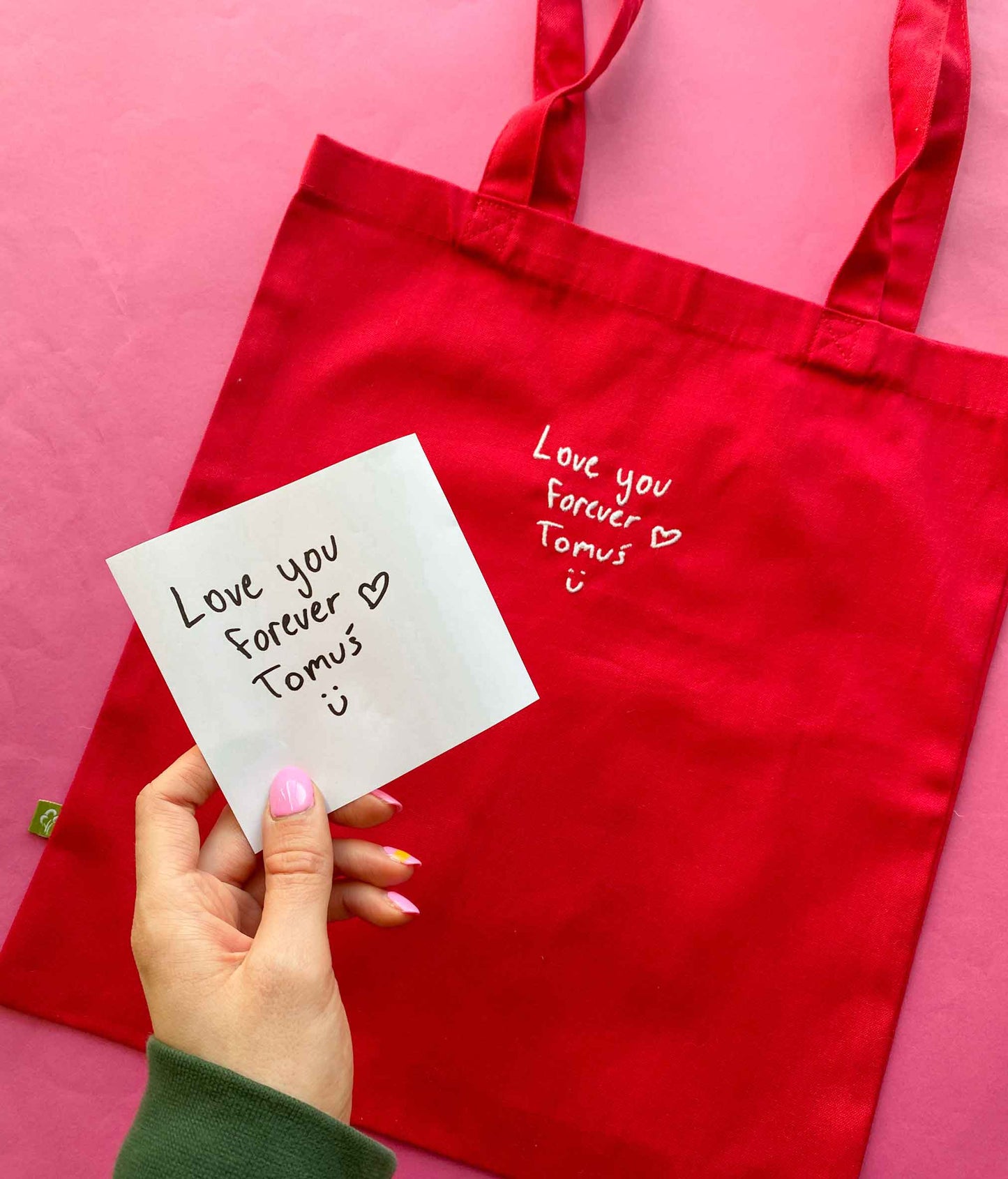 Personalised Handwriting Tote Bag