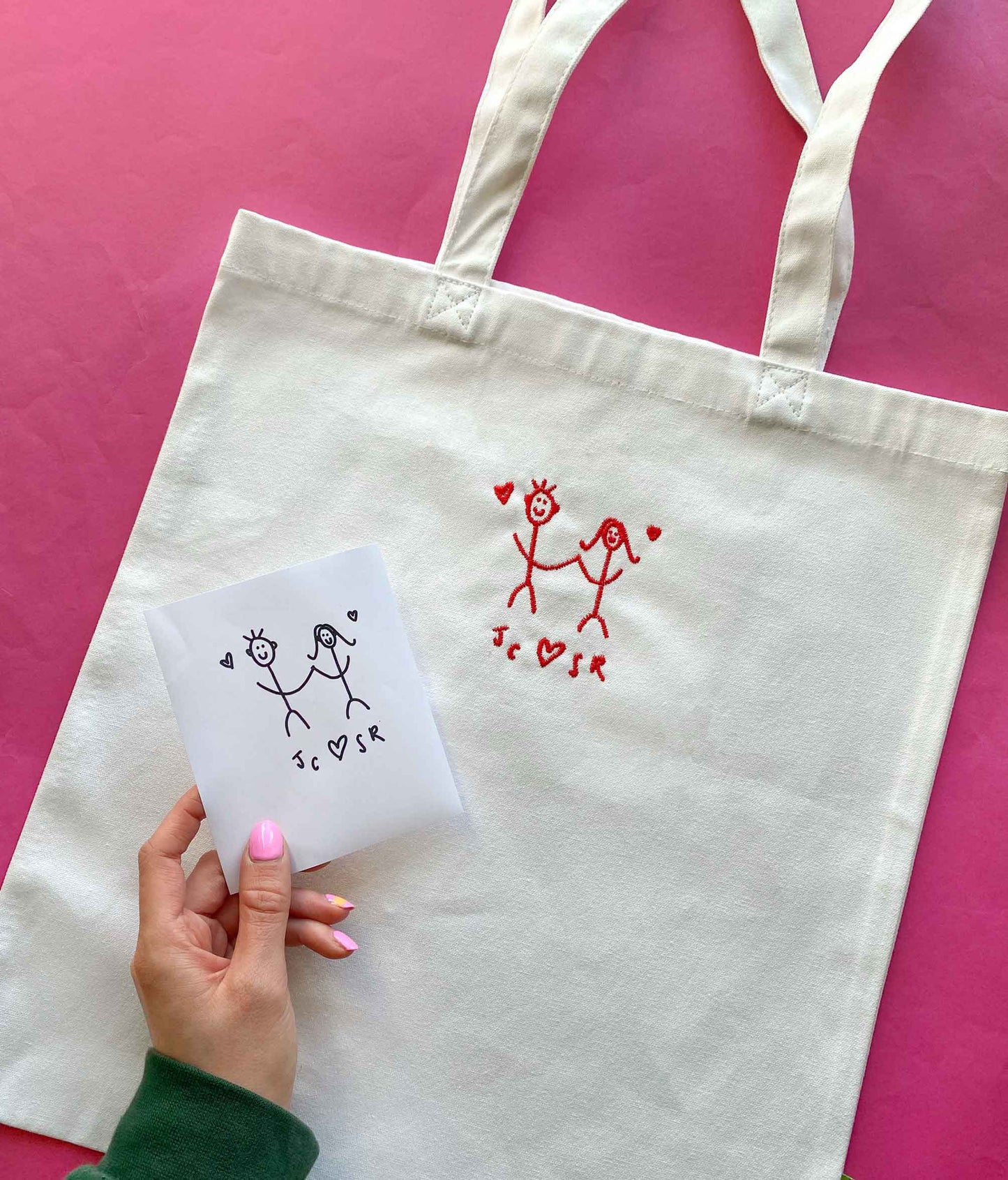 Personalised Handwriting Tote Bag