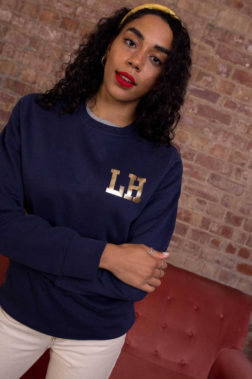 Personalised Initial College Sweatshirt