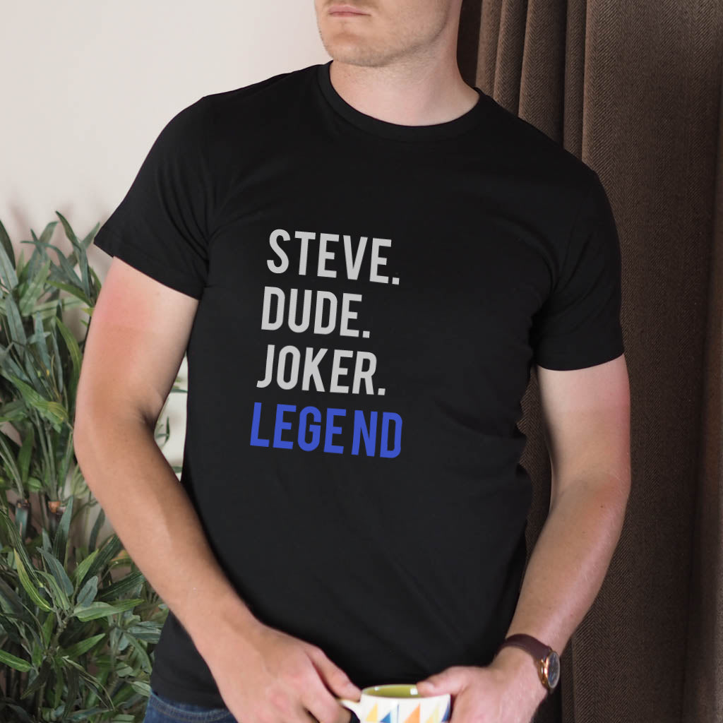 Personalised Legend Dad Tshirt