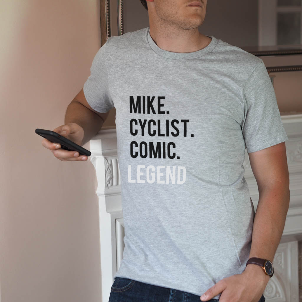 Personalised Legend Dad Tshirt