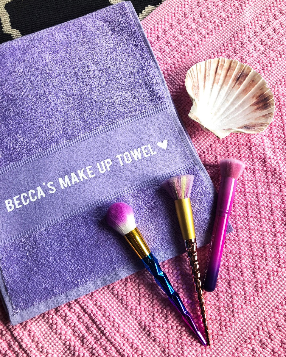 Personalised Make Up Towel